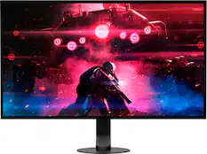 Front. Sony - 27” INZONE M10S OLED QHD 480Hz 0.03ms NVIDIA G-SYNC Gaming Monitor with HDR400 (DisplayPort 2.1 UHBR10) - Black.