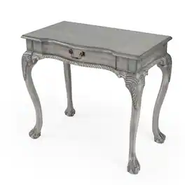 Butler Specialty - Dupree 35 in. W Rectangular Wood 1 Drawer Traditional Writing Desk - Gray