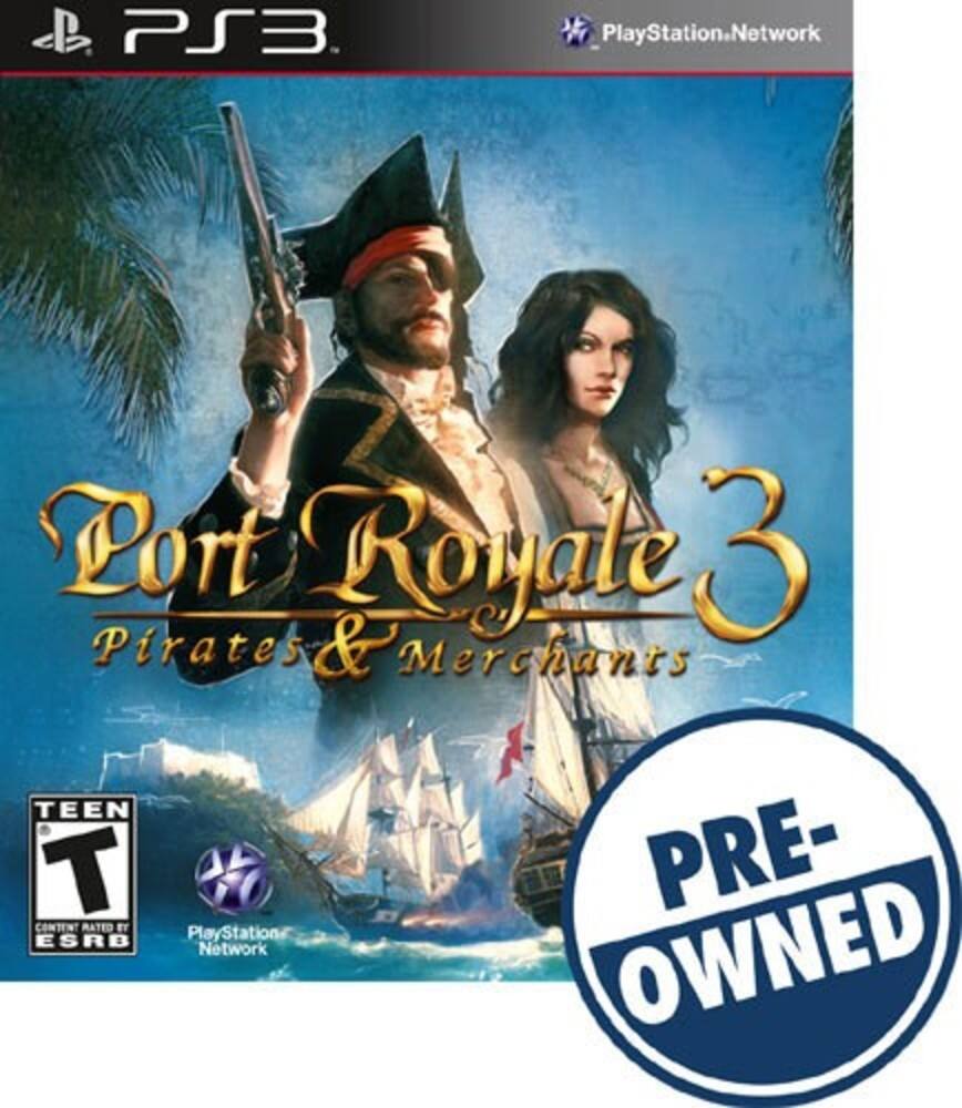 Front. Kalypso - Port Royale 3: Pirates & Merchants — PRE-OWNED.