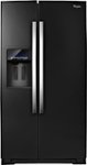 Front Zoom. Whirlpool - 26.4 Cu. Ft. Side-by-Side Refrigerator with Thru-the-Door Ice and Water - Black Ice.