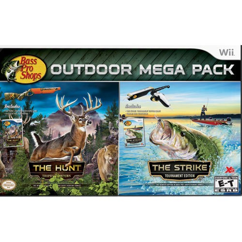 Best Buy: Bass Pro Shops: Outdoor Mega Pack Nintendo Wii 8102511