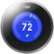 Front Zoom. Nest - Learning Thermostat - 2nd Generation - Stainless-Steel.