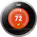 Alt View 14. Nest - Learning Thermostat - 2nd Generation - Stainless-Steel.