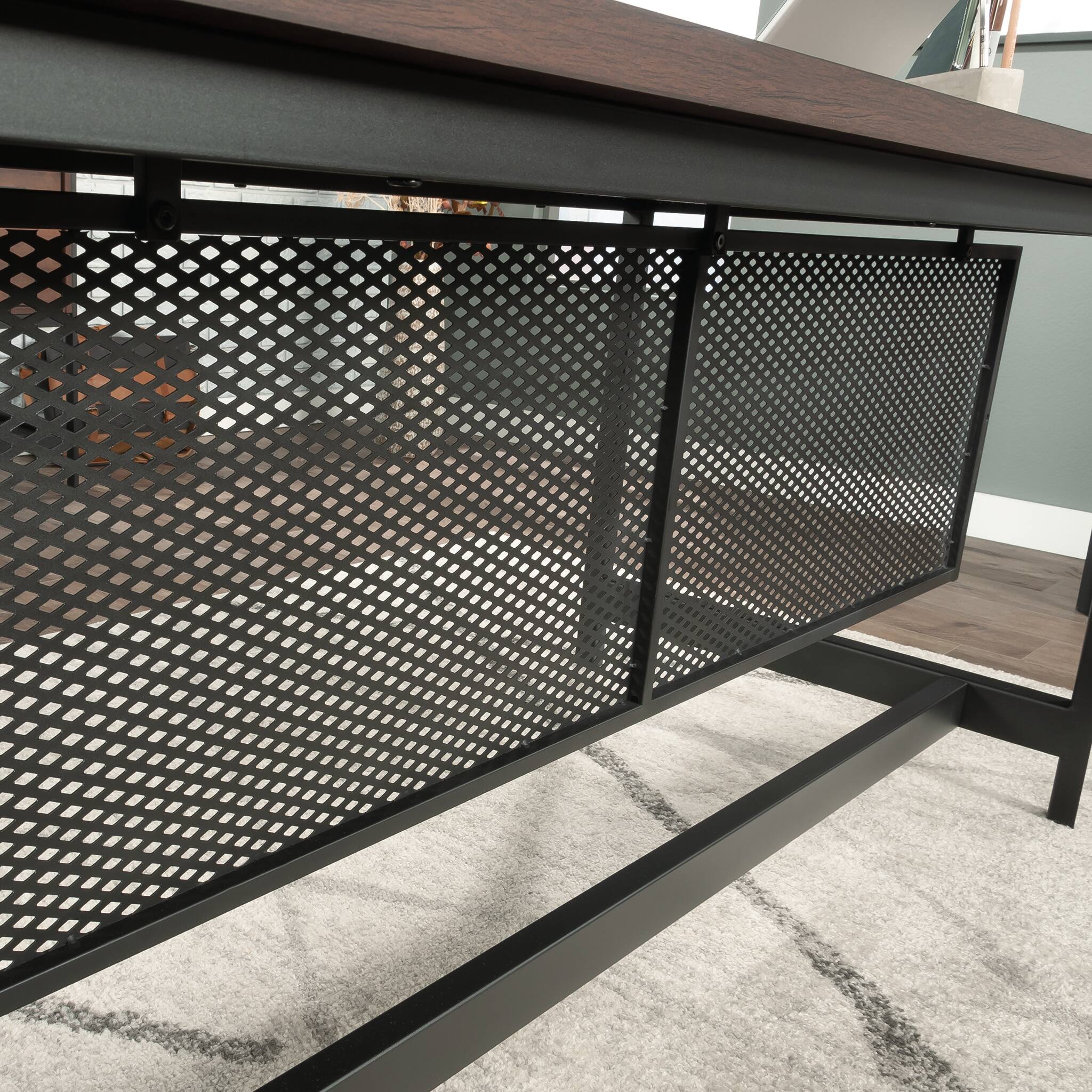 Alt View 2. TinyHomie - Table Desk Brown finish - Brown.