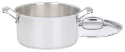 Cuisinart - Chef's Classic 6-Quart Sauce Pot - Stainless-Steel - Angle_Standard