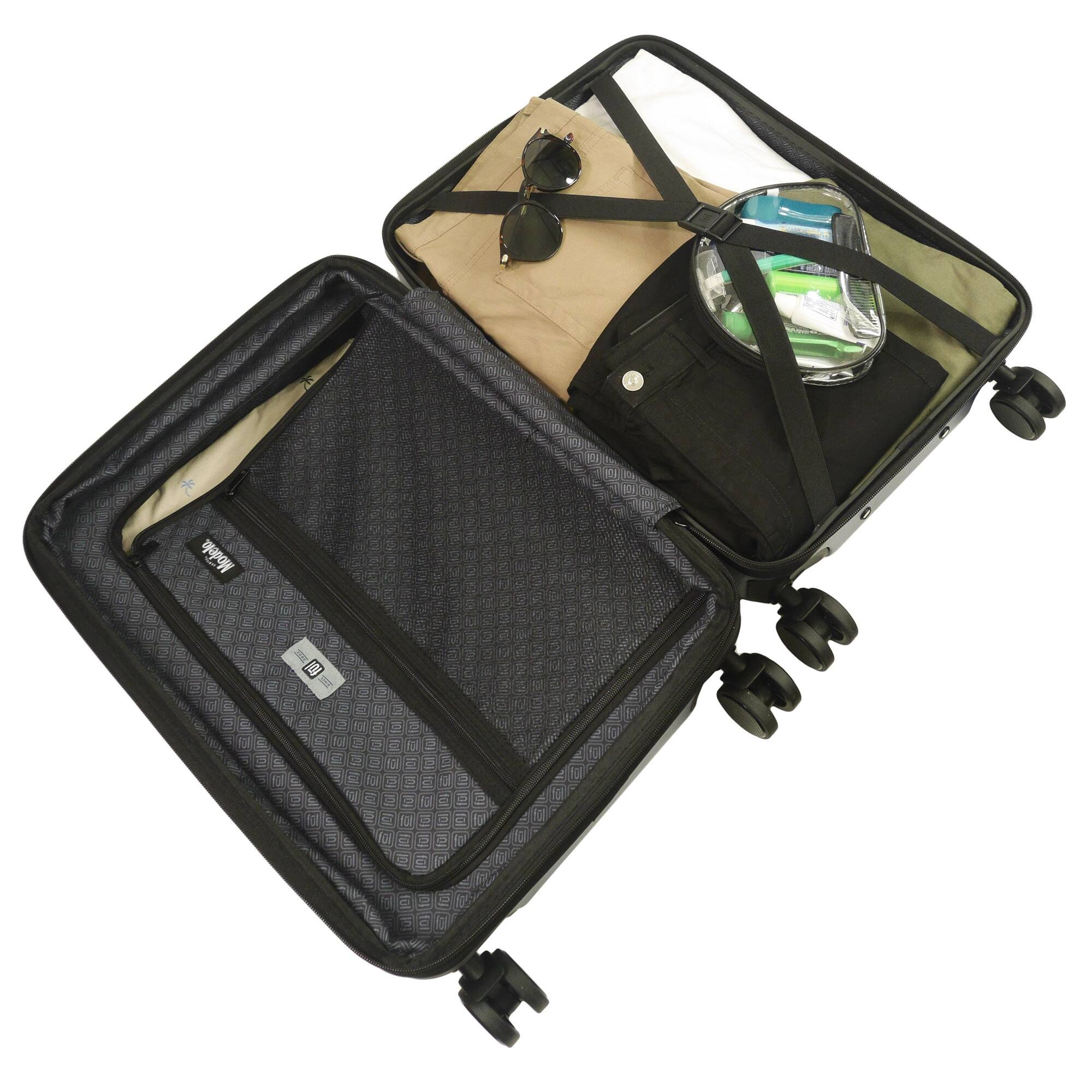 Alt View 2. Ful - Modelo 22.5" Carry-On Luggage - BLUE.