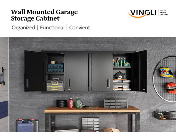 Wall Mounted Garage Storage Cabinet  
Organized | Functional | Convenient  

Enjoy Vingli Home Living