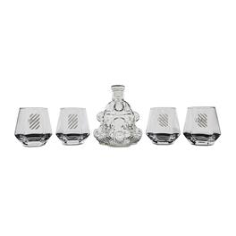 Toynk - Fallout Brotherhood of Steel 5-Piece Whiskey Decanter Set With Glasses - Multi-Colored