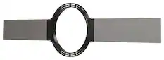 Front. Bowers & Wilkins - Pre-Mount Kit for Most 6" In-Ceiling Speaker Mounts - Black.