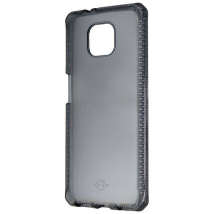 Front. Itskins - ITSKINS Spectrum Clear Case for Motorola Moto G Power (2021) - Smoke - Gray.