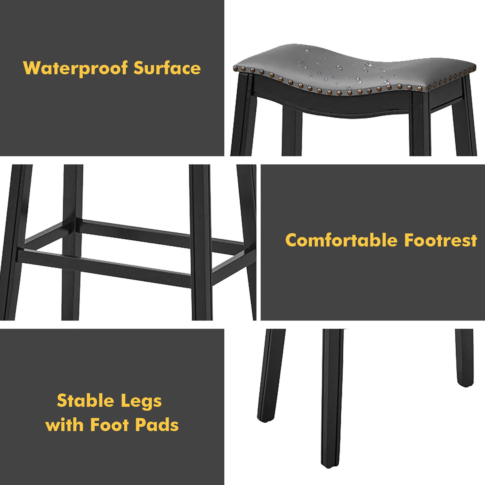 Waterproof Surface
Comfortable Footrest
Stable Legs with Foot Pads