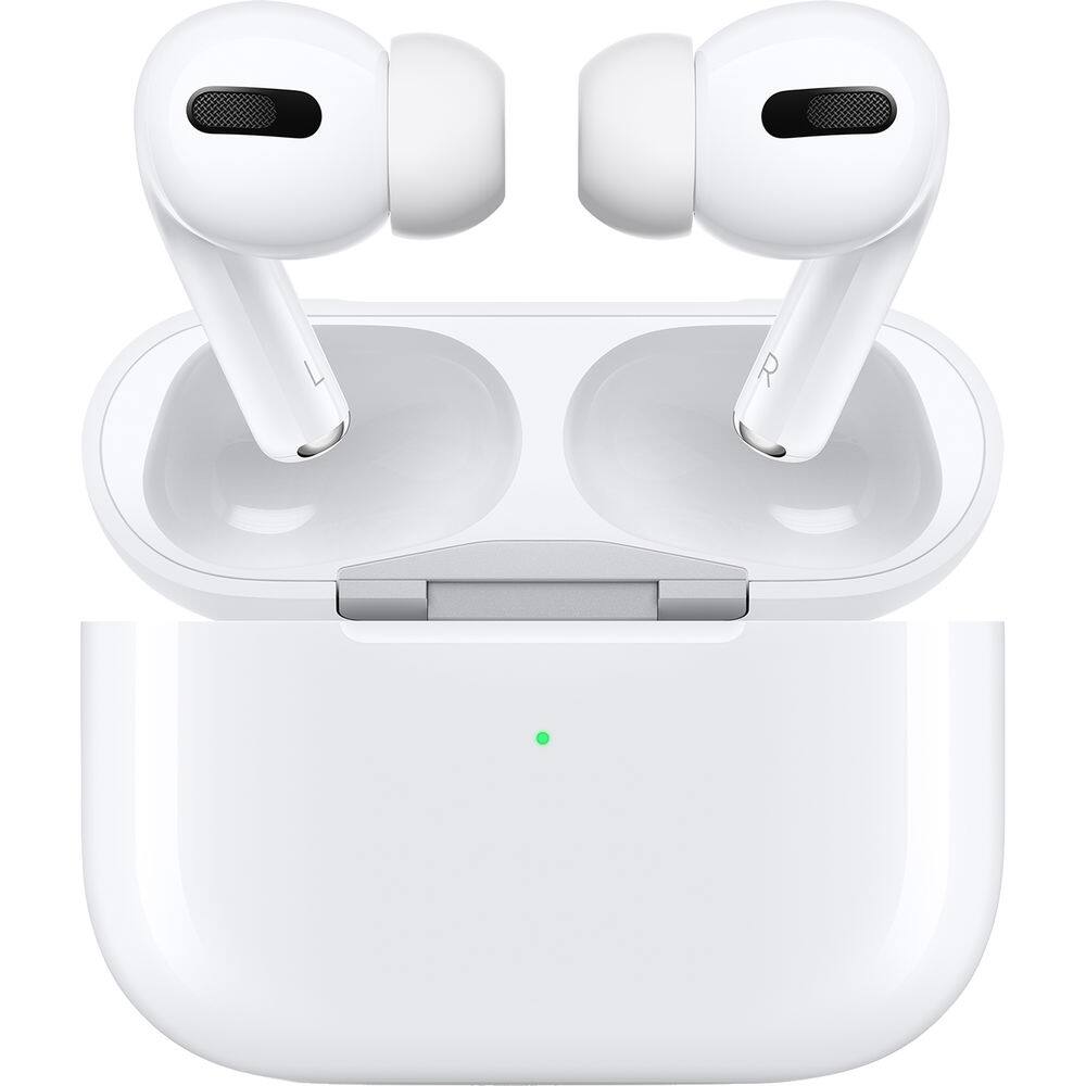 Front. Apple - MWP22AM/A Bluetooth Wireless In-Ear Headphones,  - White.