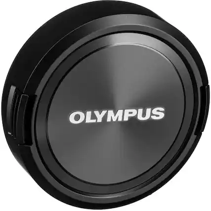 Front. Olympus - Replacement Digital Camera Lens Cap for 7-14mm f/2.8 Wide-Angle Lens, Front Element Dust and Scratch Protection - Black.