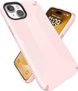 Speck - Presidio2 Grip with MagSafe Case - iPhone 15 Plus - Dahlia Pink