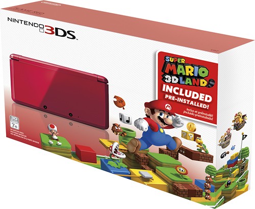 Best Buy: Nintendo 3DS with Super Mario 3D Land Flame Red CTRSRDAT