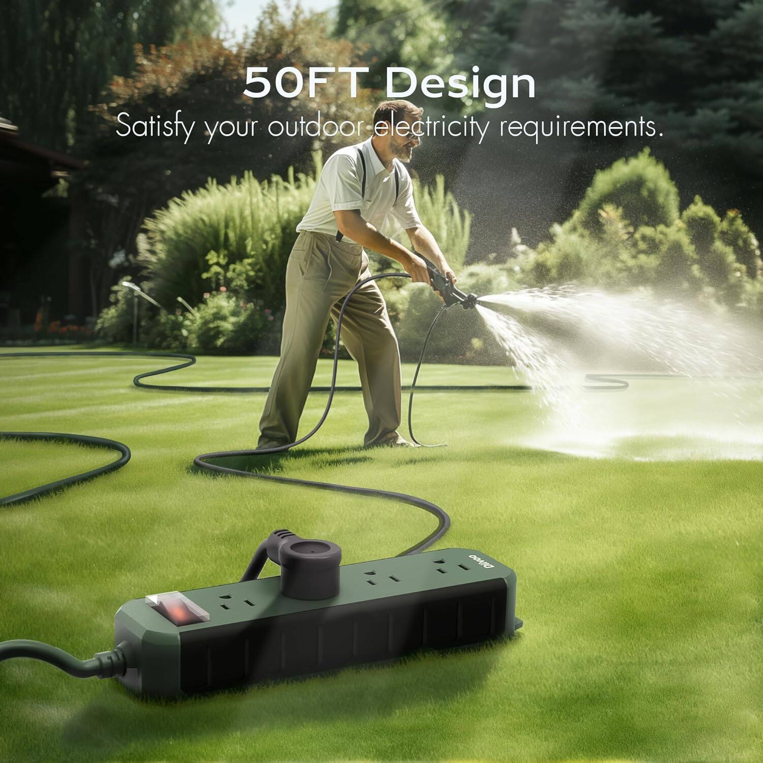 50FT Design  
Satisfy your outdoor electricity requirements.