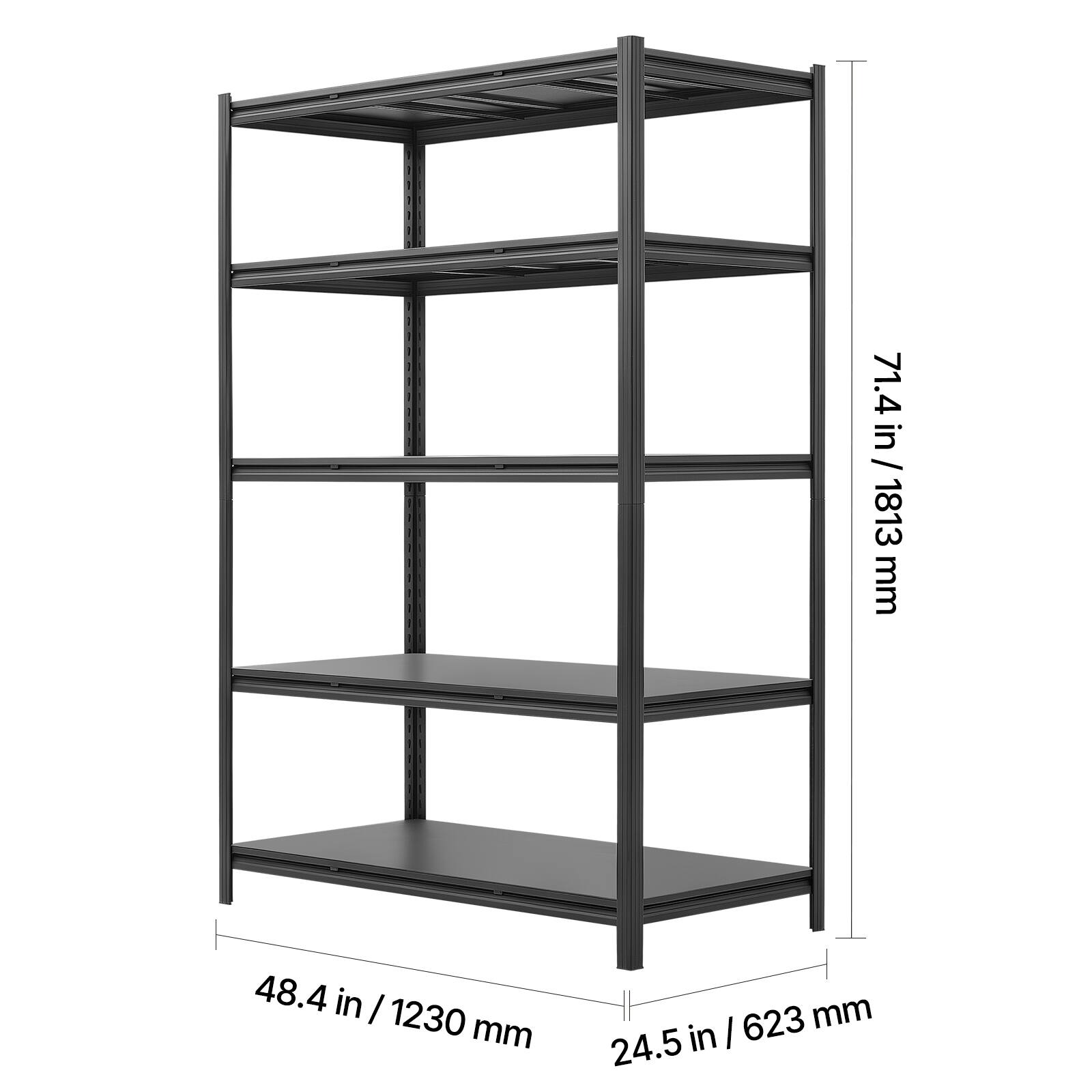 71.4 in / 1813 mm  
48.4 in / 1230 mm  
24.5 in / 623 mm