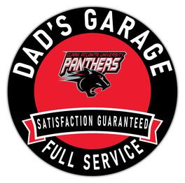Fan Creations - Clark Atlanta University Panthers 16" x 16" Dad's Garage Wood Sign - Multicolor