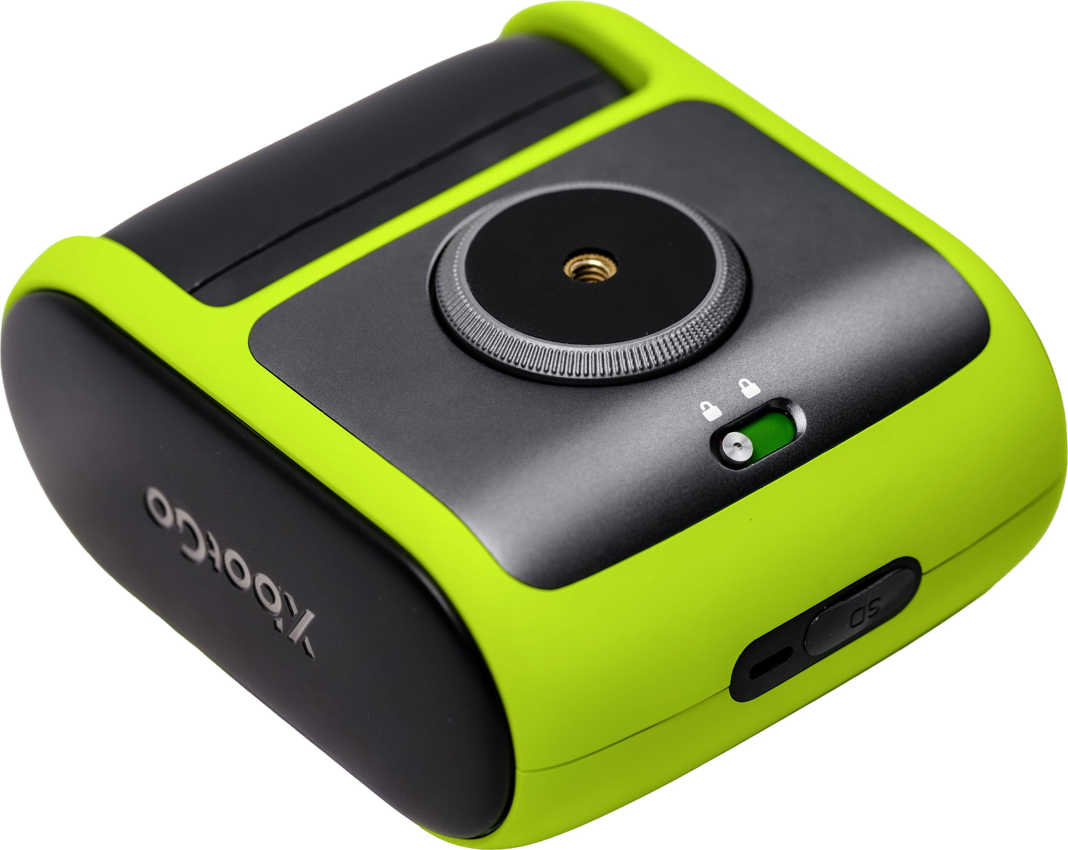 Left. XbotGo - Falcon AI Sports Camera, 4K Auto-Tracking Action Cam for Team Sports, Dual Lens with Live Streaming, No Subscription - Edge Green.