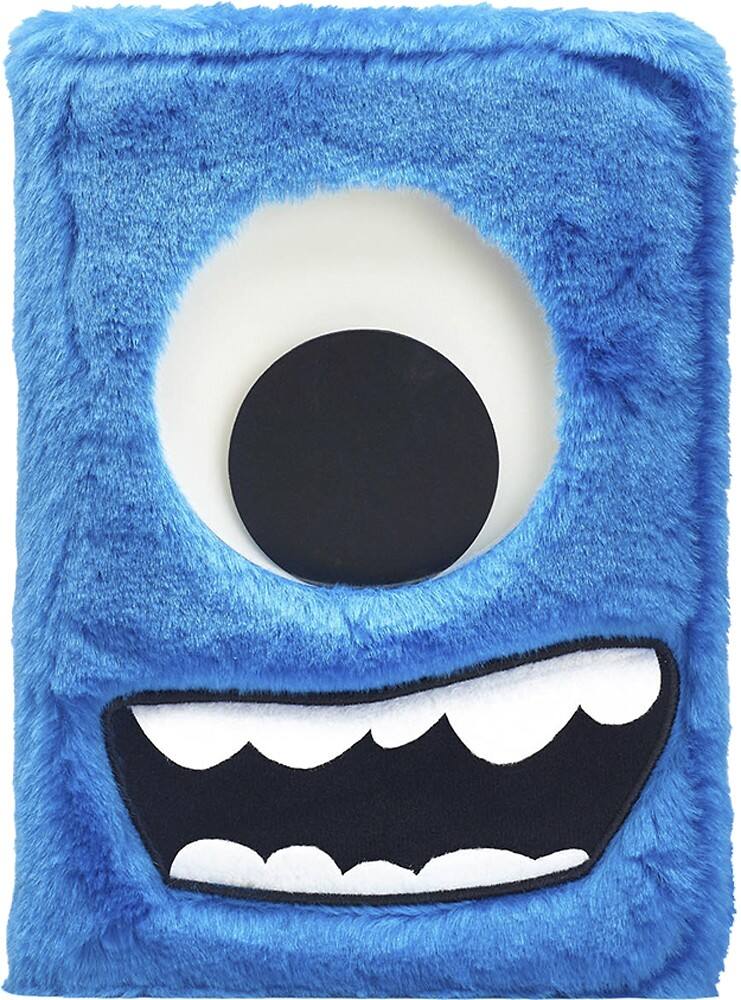 Front Zoom. Studio C - Wild Fur You Cyclops Case for Most Tablets Up to 8" - Blue.