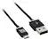 Front. Platinum™ - 4' Micro USB Charge-and-Sync Cable - Black/Chrome.