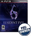  Resident Evil 6 — PRE-OWNED - PlayStation 3