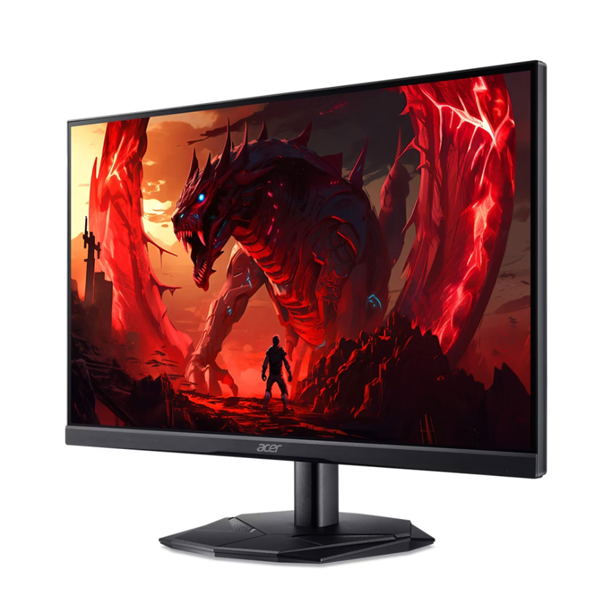 Left. Acer - Nitro KG241Y P3bip 23.8" LCD Gaming Monitor 180Hz 1920x1080 - Black.
