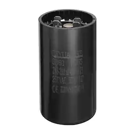 Unique Bargains - CD60 Motor Run Capacitor, 243-292uF MFD AC250V, 50-60Hz, for Electric Motor, 46x86mm - Black