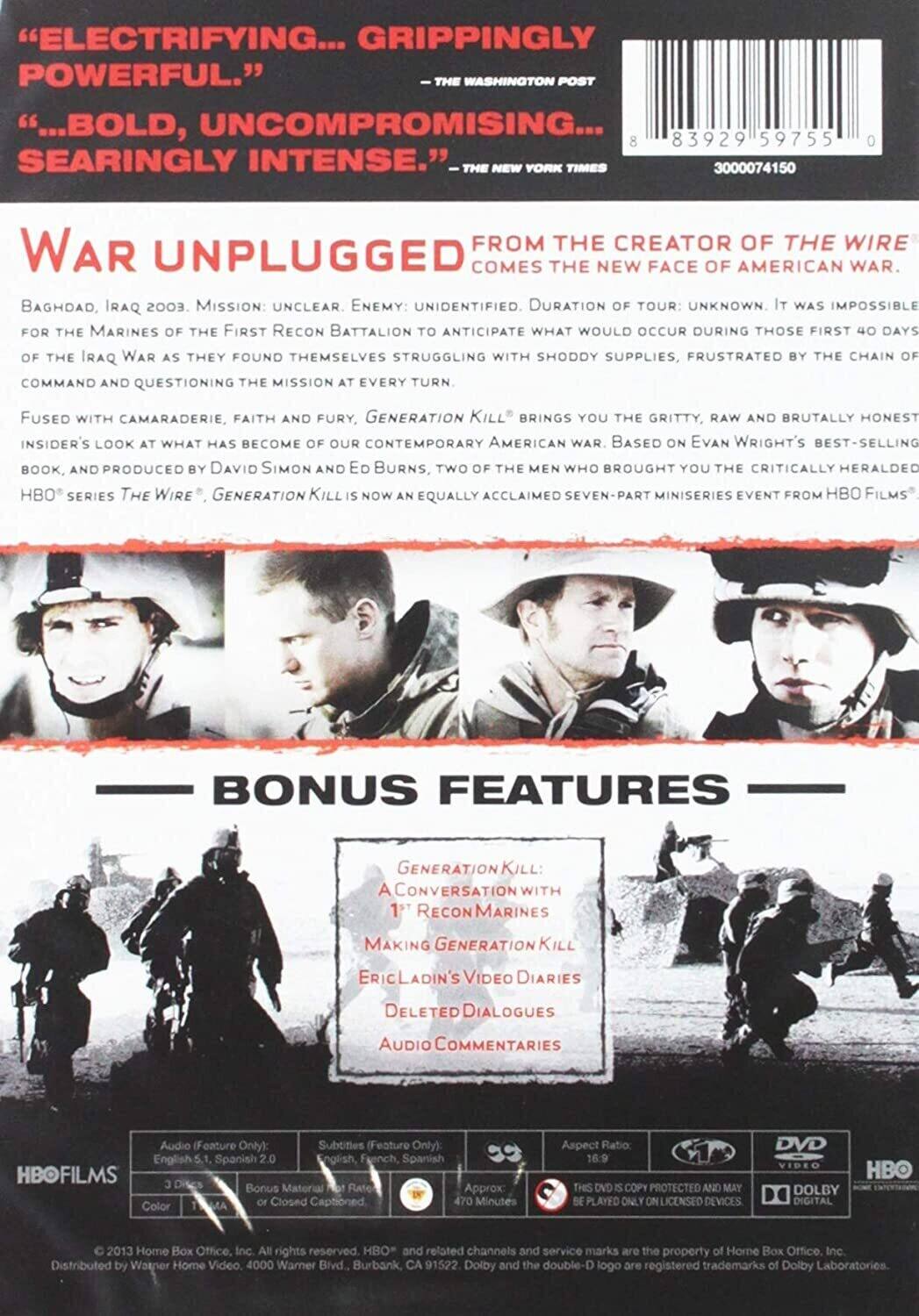 Alt View 1. Generation Kill (DVD New Box Art) [DVD].