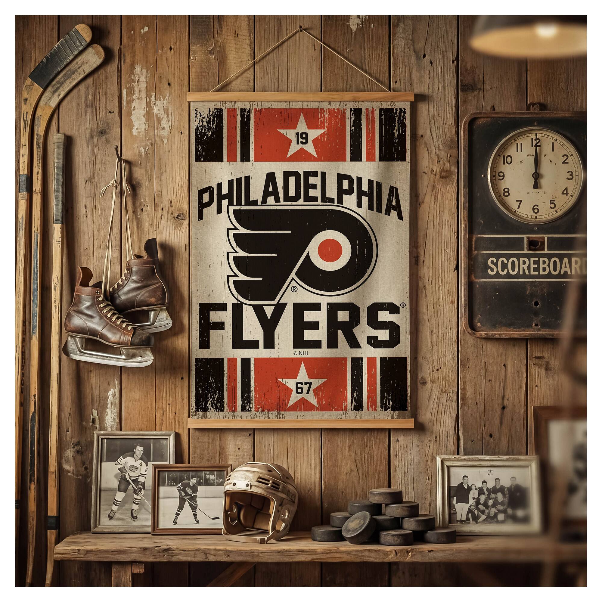 19 12 II I 10 2 9 3  
PHILADELPHIA  
8 4 7 5 6  
SCOREBOARD  
FLYERS  
NHL  
67