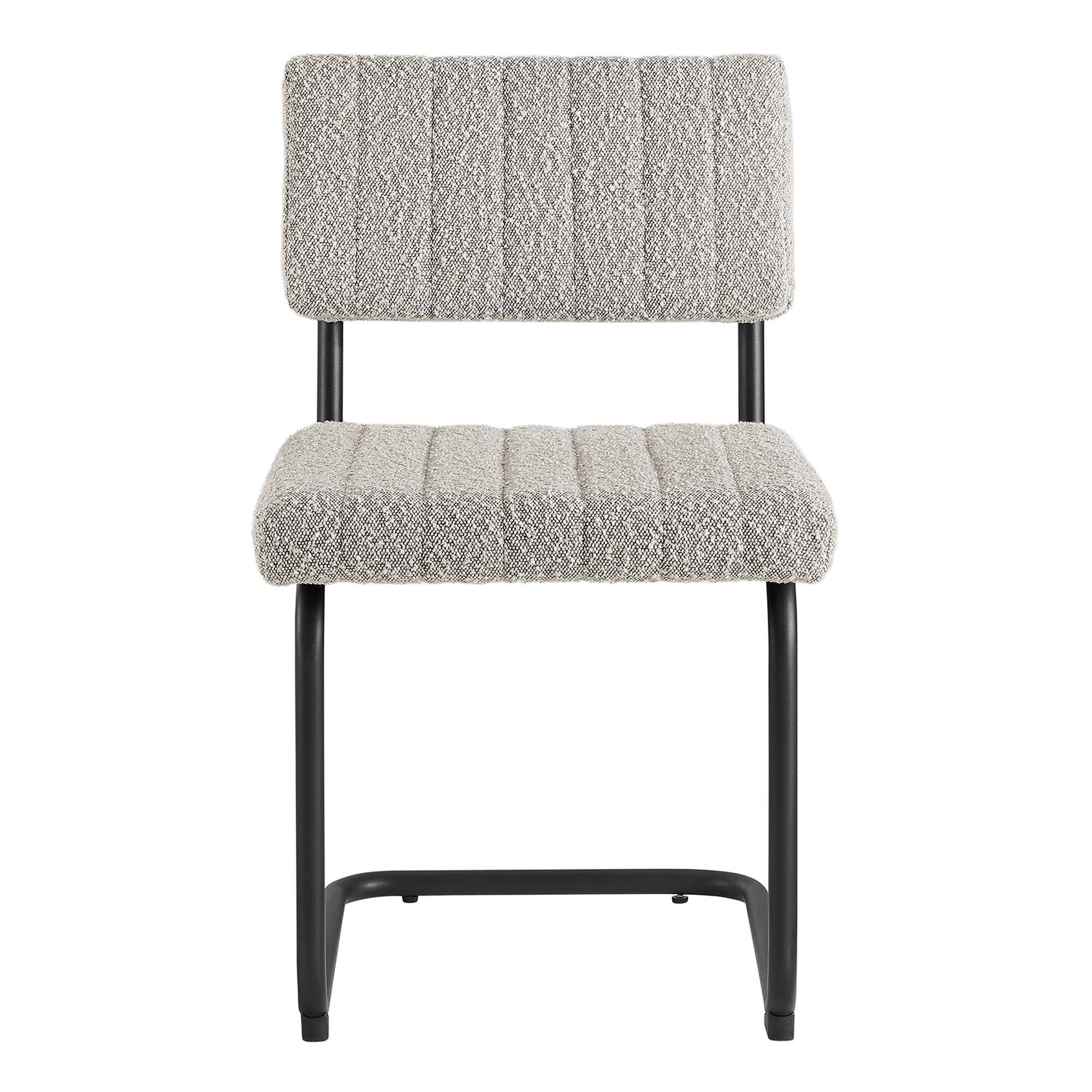 Alt View 5. Modway - Parity Boucle Dining Side Chairs Set of 2 by Modway - Black Taupe.