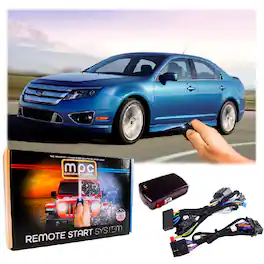MPC - Remote Start Kit For Ford Fusion 2010 2011 2012 | Plug & Play | No Honk Kit - Black