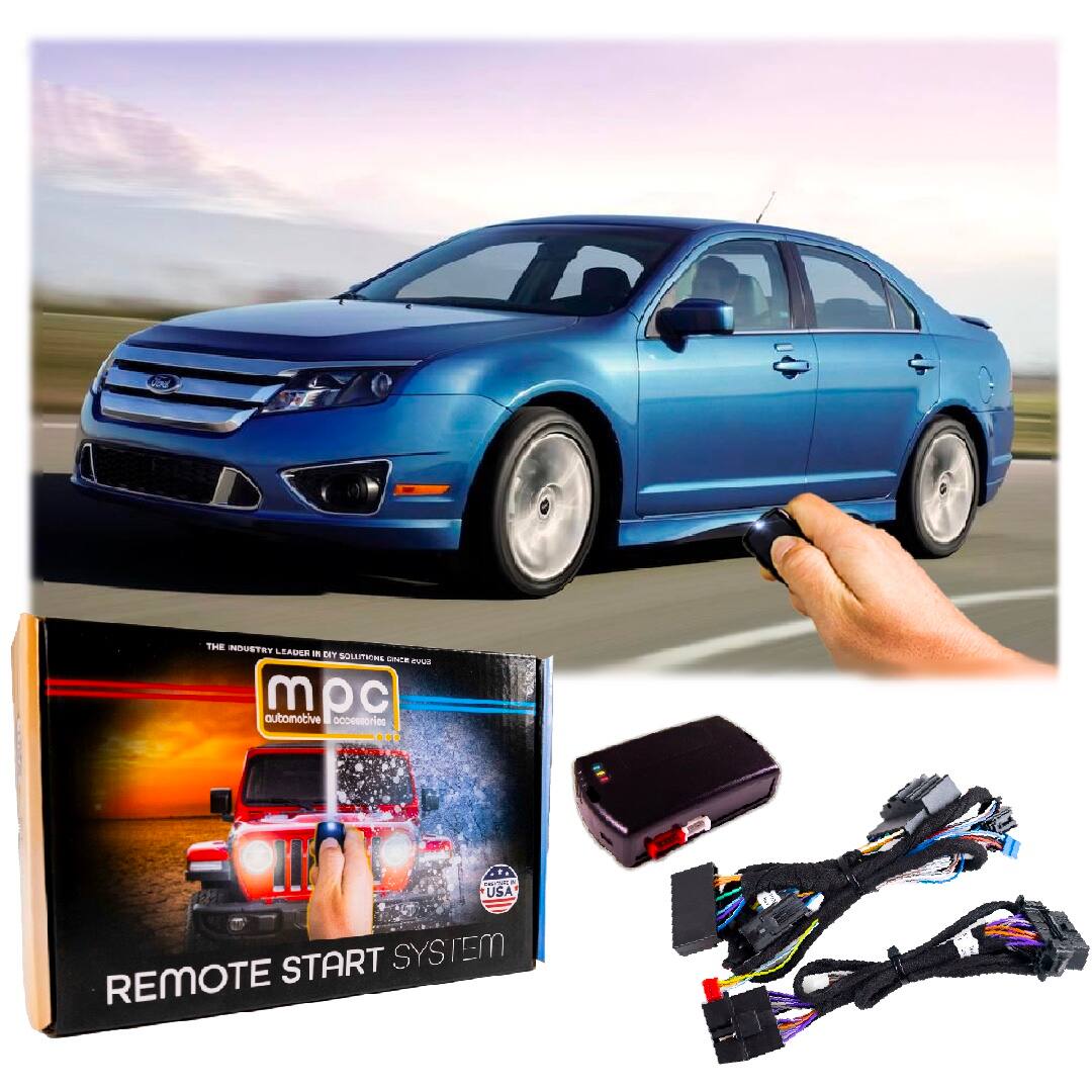 MPC - Remote Start Kit For Ford Fusion 2010 2011 2012 | Plug & Play | No Honk Kit - Black
