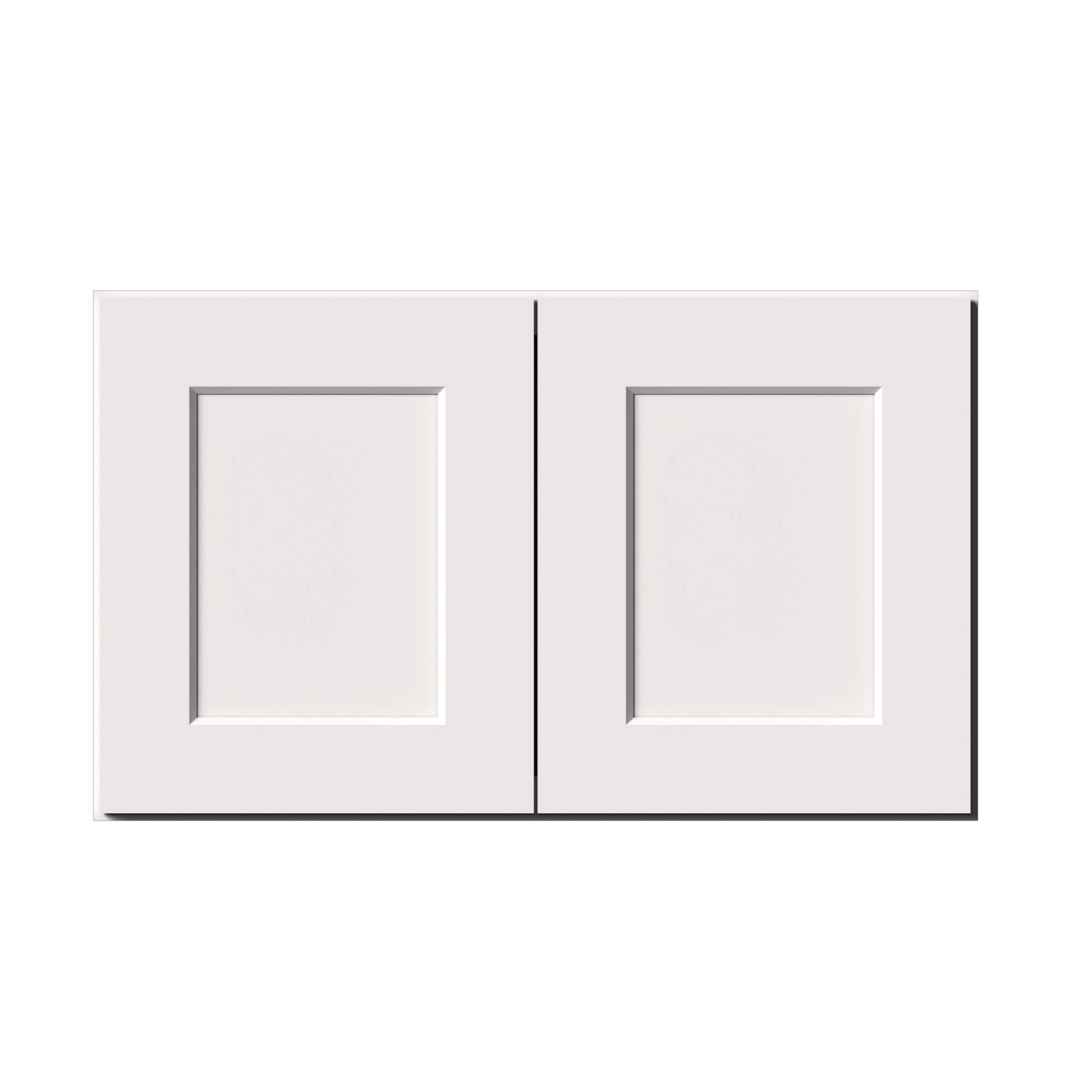 Alt View 1. Boyel Living - 30-in W x 18-in H x 12-in D Shaker RTA Kitchen Wall Cabinet with Soft-Close - White Shaker.
