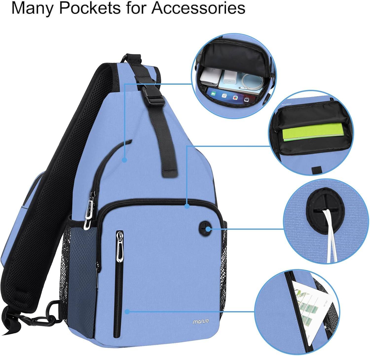 Many Pockets for Accessories