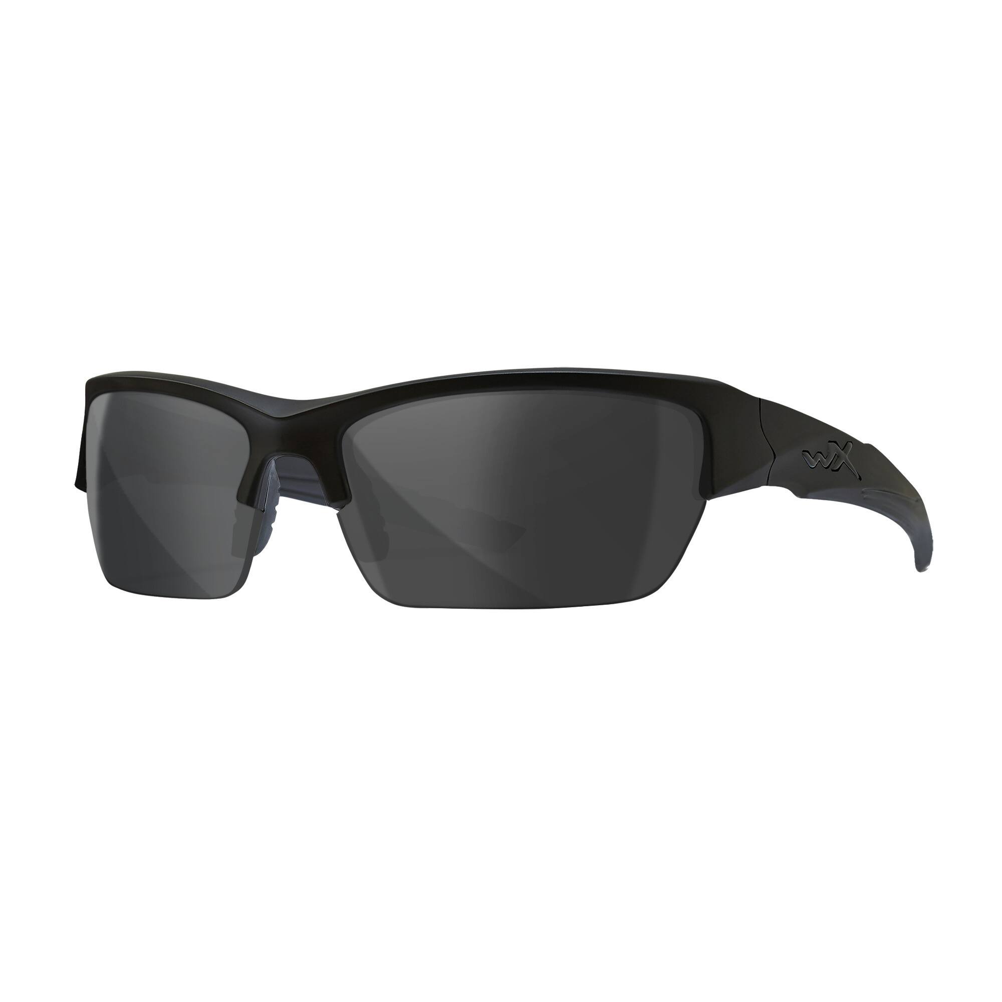 Back. Wiley X - Wiley X Changeable WX Valor Sunglasses (Smoke Gray, Clear Lens and Matte Black) - Gray.
