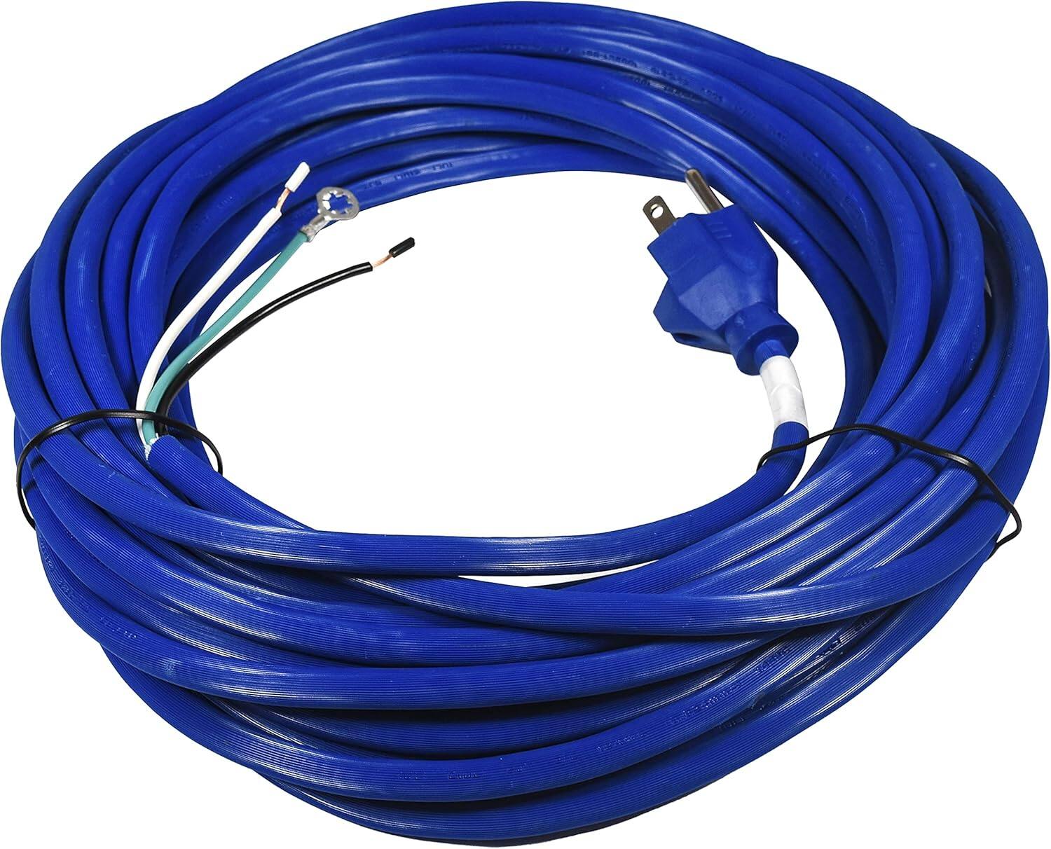 Alt View 1. HQRP - HQRP AC Power Cord for Windsor Sensor, Versamatic, Sensormatic Plus, Windsor VS18 VS14 S12, Flexamatic 8618442 FM16 FM18 - blue.