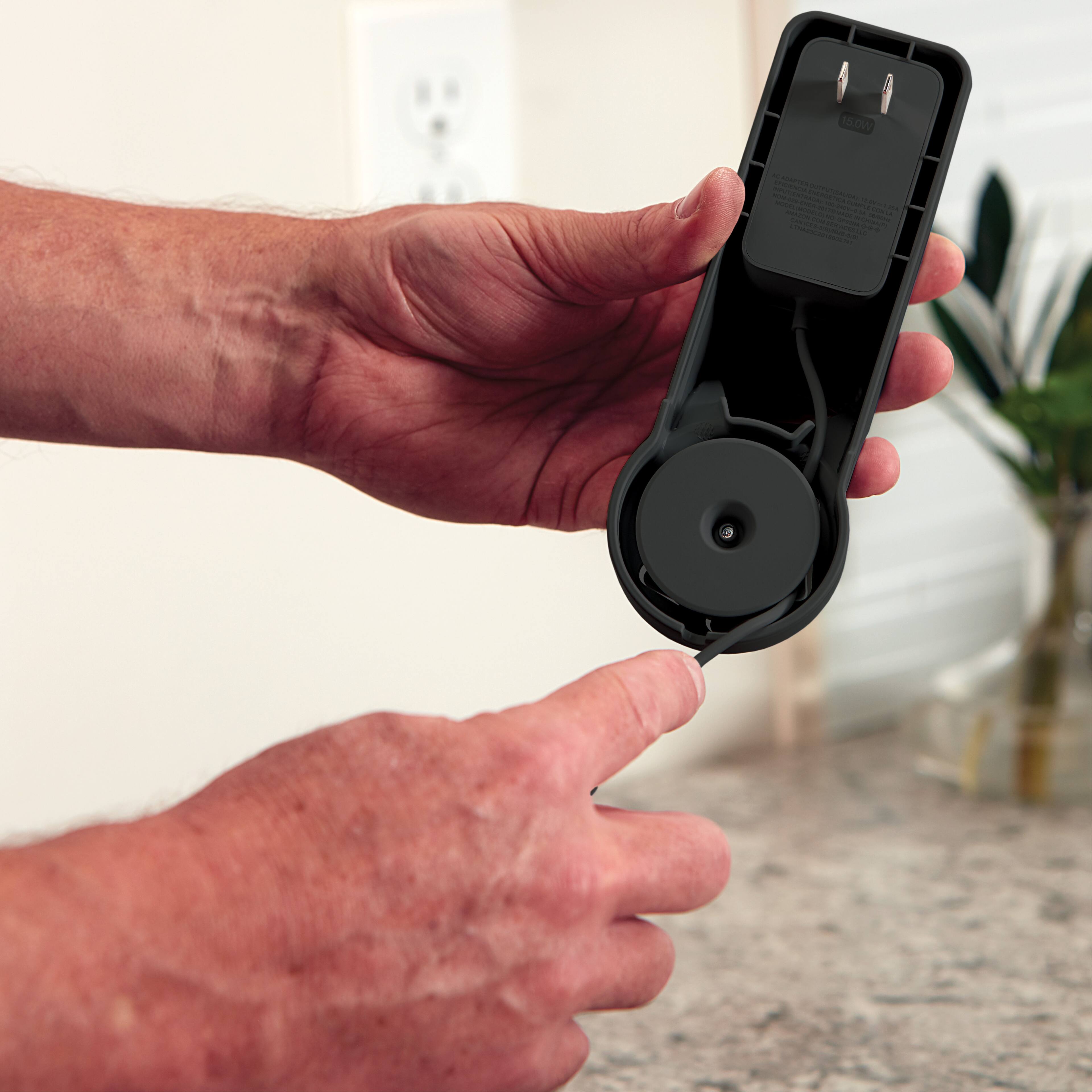 Alt View 13. Sanus - Outlet Hanger Designed for Amazon Echo Dot (4th Gen) - Black.