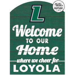 Jardine - Loyola Greyhounds 16'' x 22'' Indoor/Outdoor Marquee Sign - Green