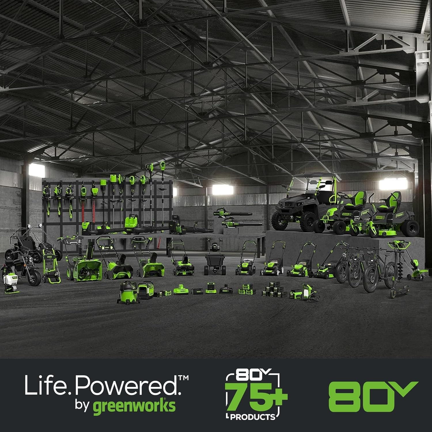 Life. Powered.™ by greenworks

80Y 75+ PRODUCTS