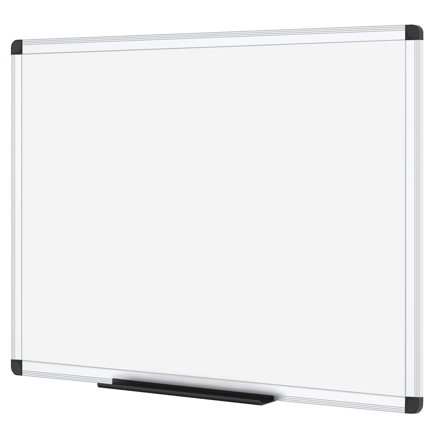 Front. PARKER SLATER - Magnetic Dry Erase Board 36 X 24 Inches Aluminium Frame Smooth Writing and Easy to WipeMagnetic whiteboard, overall.