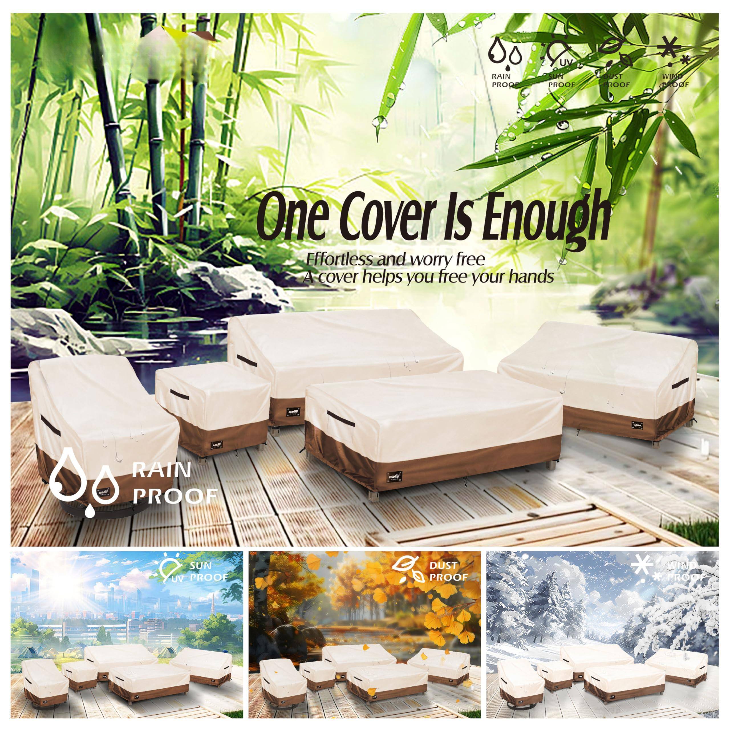 One Cover Is Enough  
Effortless and worry free  
A cover helps you free your hands  

RAIN PROOF  
SUN UV PROOF  
DUST PROOF  
WIND PROOF