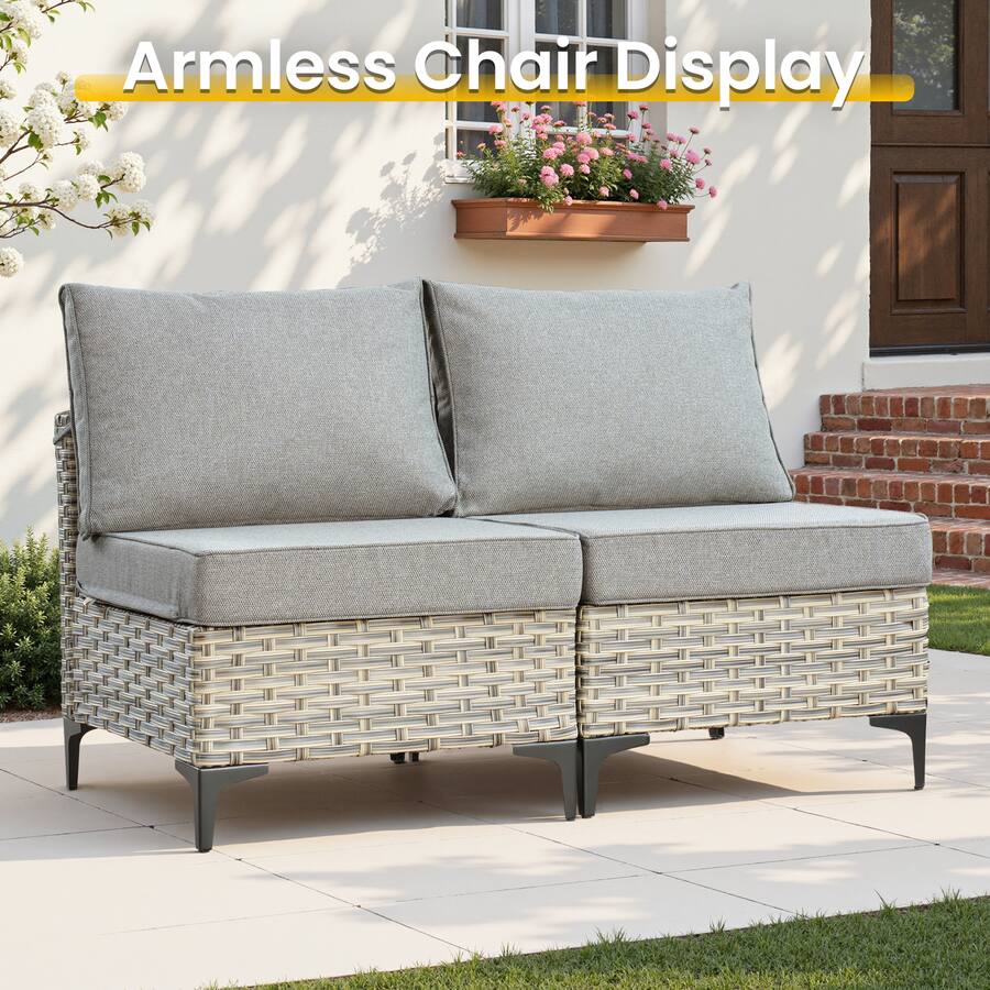 Color Integer Table Ovios 9 PCS Patio Furniture with 42