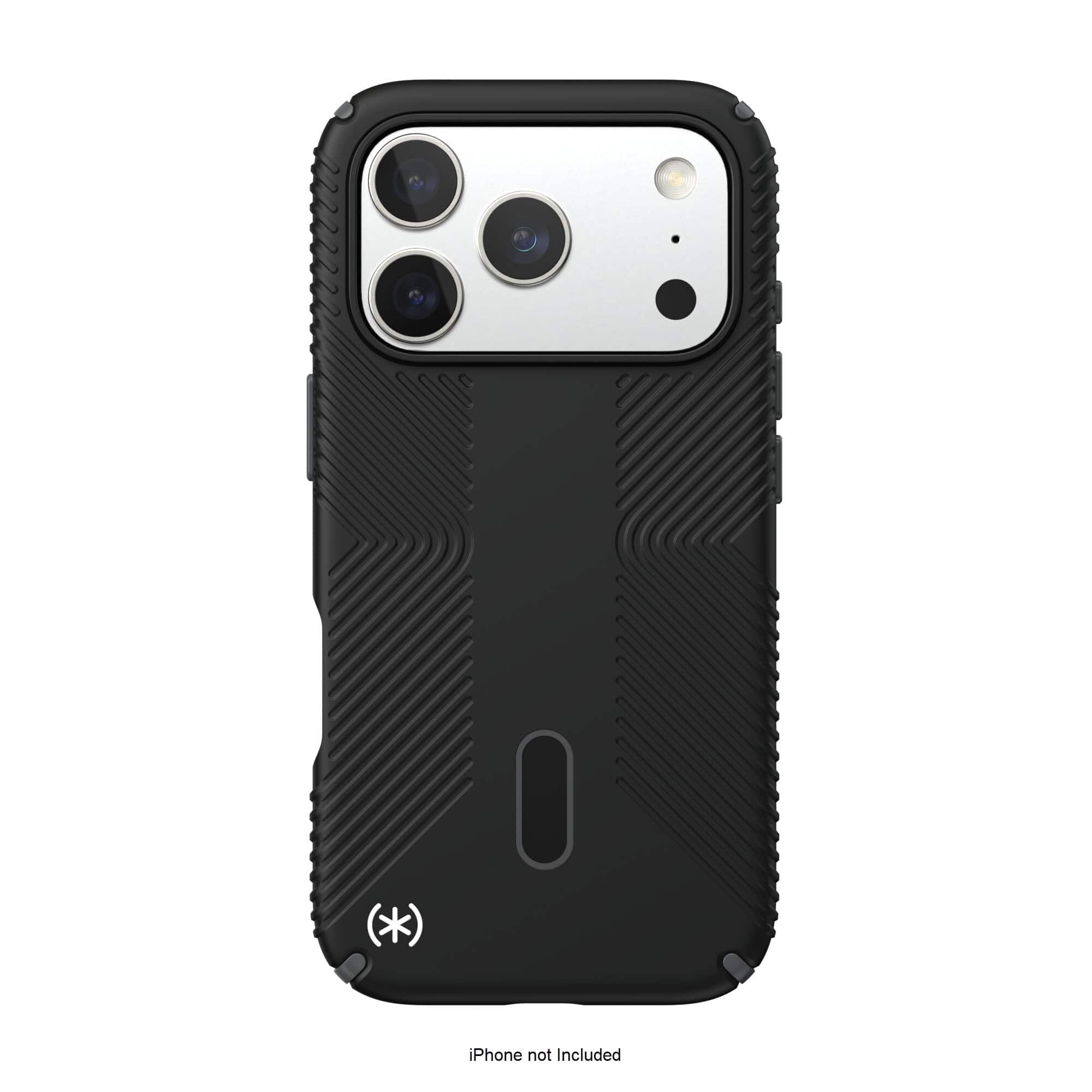Speck - Presidio2 Grip ClickLock Case for Apple iPhone 17 Pro - Black/White - Front_Zoom