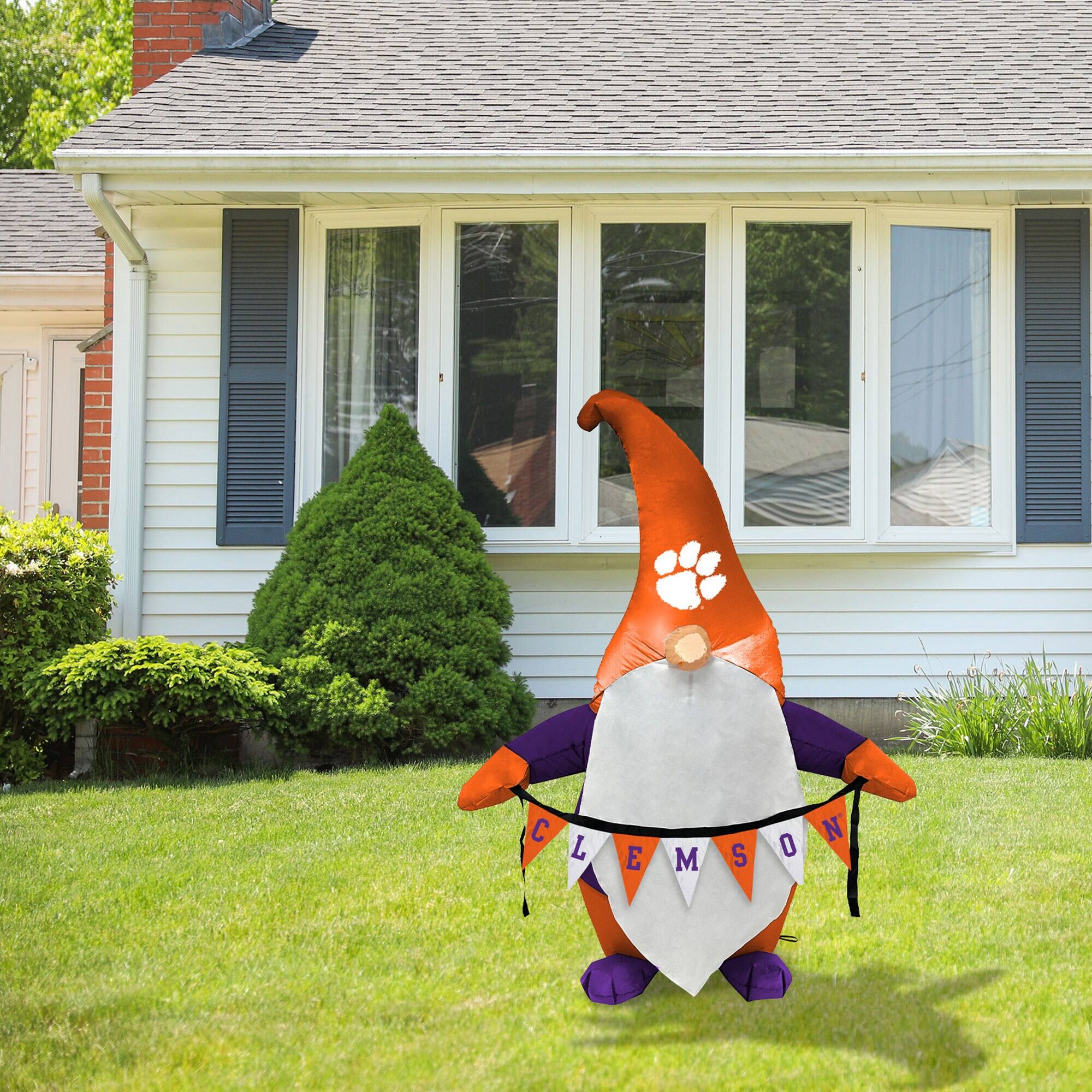 Alt View 1. Pegasus - Clemson Tigers Inflatable Gnome - Multicolor.