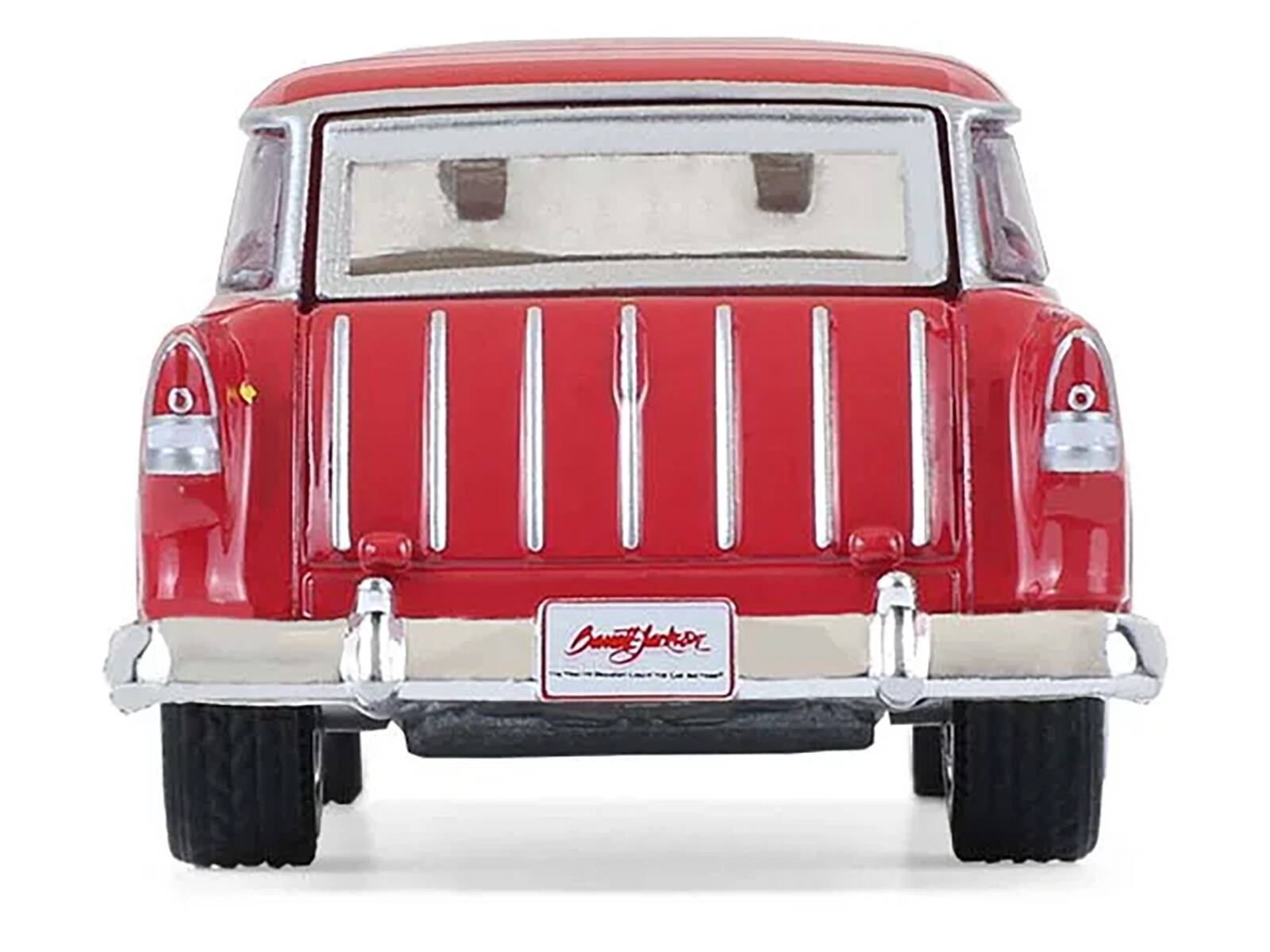 Alt View 1. Greenlight - 1955 Chevrolet Nomad Custom Wagon Red "Barrett-Jackson" Series 16 1/64 Diecast Model Car by Greenlight - Red.