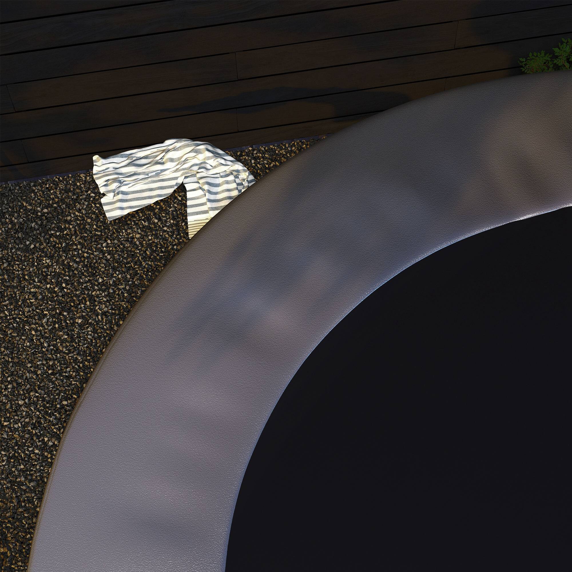 Alt View 8. Soozier - Trampoline Replacement Mat, Fits 12' Trampoline with 72 V Hooks, 5. 5" Springs, Trampoline Mat with 8 Rows of Stitching - Black.