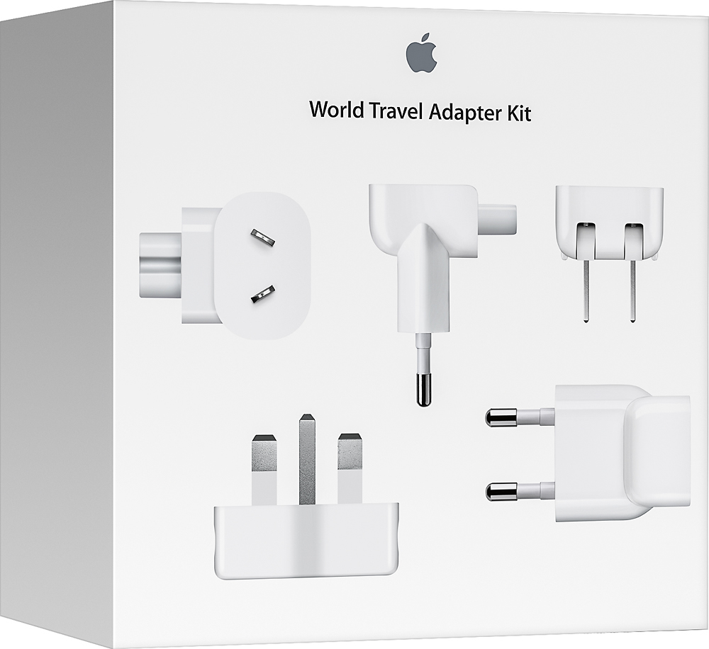 World Travel Adapter Kit for Select Apple Devices - White