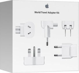 World Travel Adapter Kit for Select Apple Devices - White - Front_Zoom