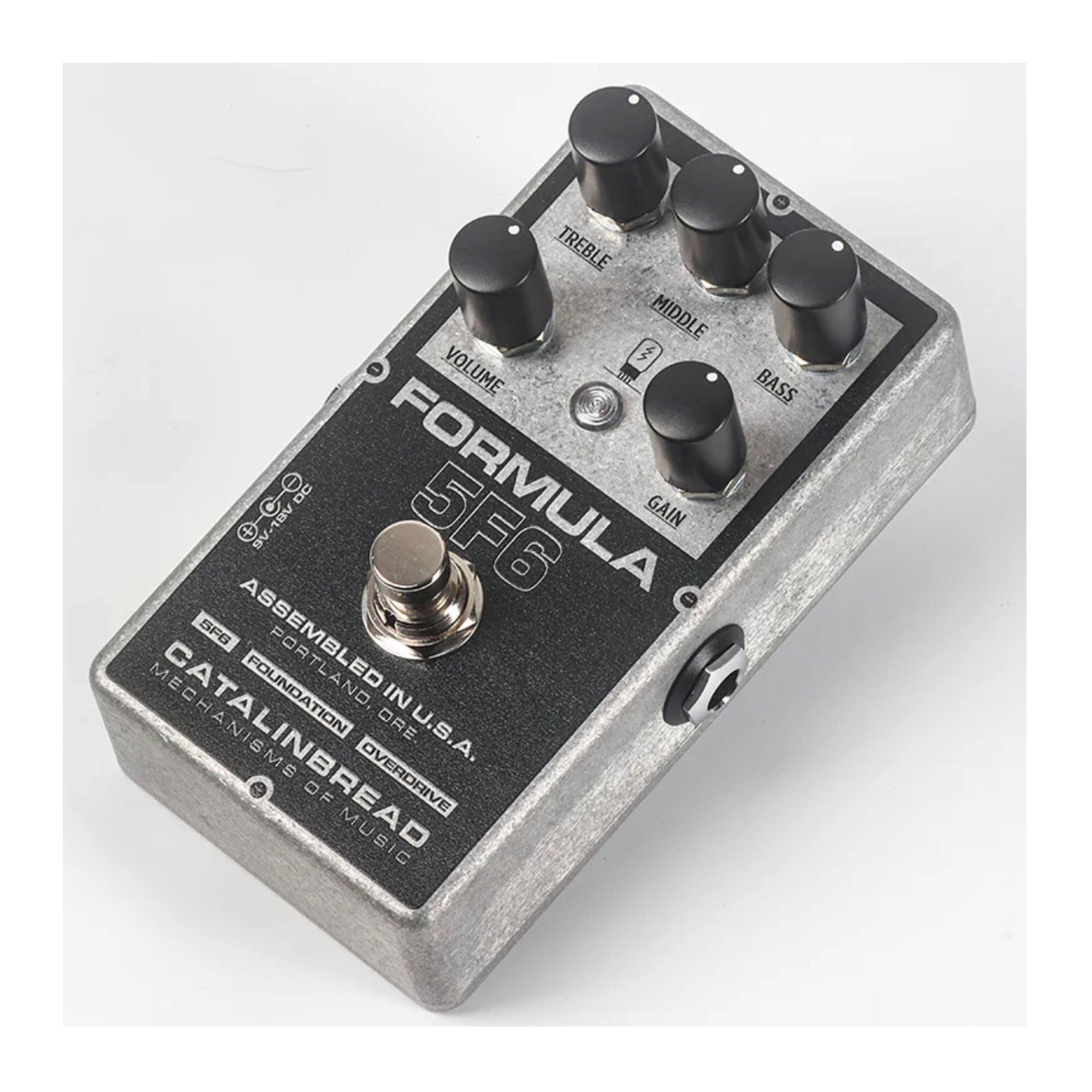 TREBLE MIDDLE VOLUME BASS GAIN FORMULA 5F6 ASSEMBLED IN PORTLAND ORE. U.S.A. CATALINBREAD MECHANISMS OF MUSIC